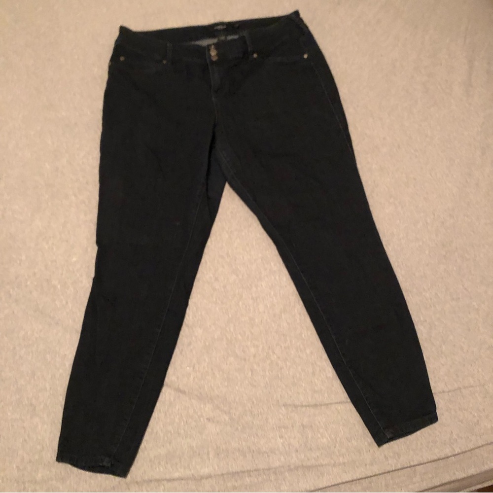 Dark blue jeans